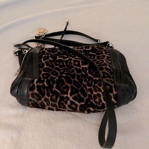 Michael Kors Leather and Animal Print Bag.